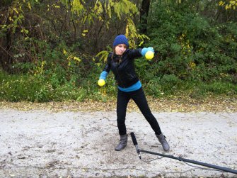 foto Die Schmetterlinge essen die Bananen 3